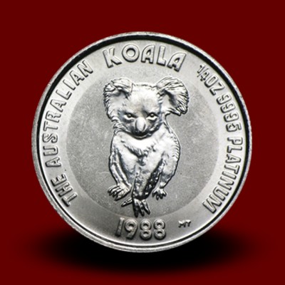 7,815 g, Platinasta Avstralska koala - 1988,1990,1992,1993