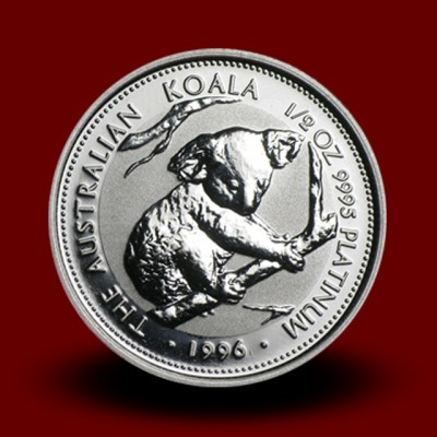 15,605 g, Platinasta Avstralska koala - 1988,1993