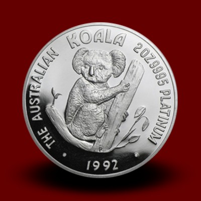 62,313 g, Platinasta avstralska koala / Australian Koala Platinum Coin - 1994
