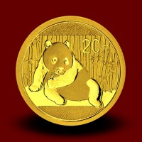 1,5556 g, China Panda Gold Coin: NEW 2014