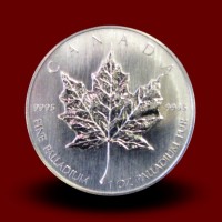 31,1035 g, Paladijev Kanadski javorjev list / Canadian Maple Leaf Palladium Coin **
