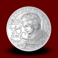 20 g, Mozart The Legend Silver Coin 2016 