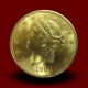 33,44 g, Zlatni 20 USD, Coronet Head (1902)