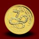 31,162 g, Australian Lunar Gold Coin - snake (2013)