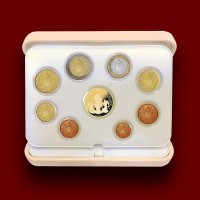 Euro Coins Set with Gold Coin (2017)