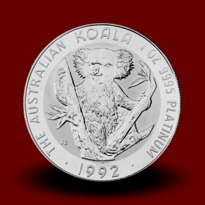 31,1035 g, Platinasta Avstralska koala / Australian Koala Platinum Coin