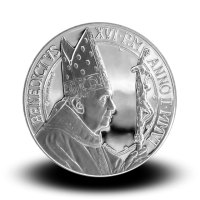 18 g, srebrnik Pontifikat papeža Benedikta XVI - Svetovni dan miru