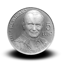 18 g, srebrnjak Pontifikat pape Benedikta XVI - Beatifikacija pape Ivana Pavla II