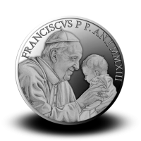 18 g, srebrnjak Pontifikat pape Franje - Međunarodni dan mira