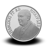 18 g, srebrnik Pontifikat papeža Frančiška - Svetovni dan miru