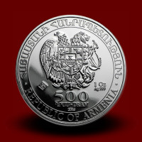 31,1035 g, Noah´s Ark Silver coin (rvc)