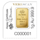 10 x 1 g, Zlatna poluga Fortuna - Multicard