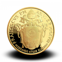 15 g, Pontificate of Pope Francis Gold Coin - The Ascension of Christ, 2018
