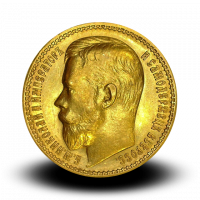 12,9 g, 15 Rubles gold coin, Nicholas II (1897)