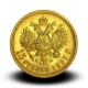 12,9 g, 15 Rubles gold coin, Nicholas II (1897)