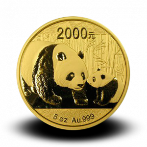 155,65 g, Zlati Kitajski panda (2011)