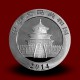 31,1035 g, Srebrni Kitajski panda / Chinese Panda Silver Coin: NOVO 2014