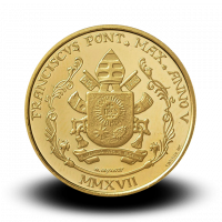 6 g,  Pontificate of Pope Francis Gold Coin - Pontifical Basilica of Saint Anthony of Padua, 2017
