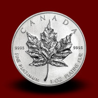 31,15 g, Platinasti Kanadski javorjev list (rvc)