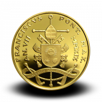 15 g, zlatnik Pontifikat papeža Frančiška - Prvi misijoni in zbor apostolov v Jeruzalemu, 2019