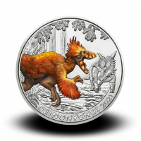 16 g, Deinonychus antirrhopus - 3 € zbirateljski kovanec (2021), serija Superzavri 