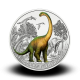 16 g Argentinosaurus- 3 € zbirateljski kovanec (2021), serija Superzavri 