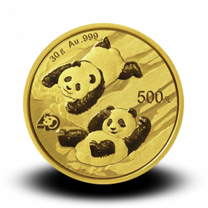 30 g, Zlati Kitajski panda 2022