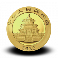 30 g, Zlati Kitajski panda 2022
