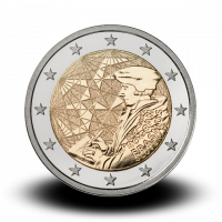 2 € coin, 35th anniversary of the Erasmus program, 2022 / BU