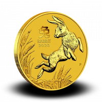 1,5710 g, Australian Lunar Gold Coin - Year of Rabbit 2023