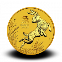 1,5710 g, Australian Lunar Gold Coin - Year of Rabbit 2023
