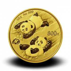 50 g, Zlati Kitajski panda 2022 - proof