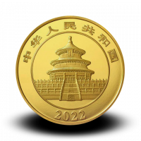 50 g, China Panda Gold Coin 2022 - proof