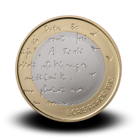 3 € kovanec 110. obletnica rojstva slovenskega pisatelja Borisa Pahorja, 2023 / PROOF