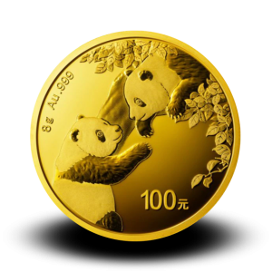 8 g, China Panda Gold Coin 2016 - 2022