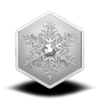 32,41 g, Fine Silver Coin – Snowflake 2023