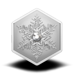 32,41 g, Fine Silver Coin – Snowflake 2023