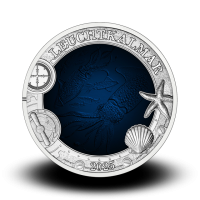 16 g Yellow Stingray - 3 € zbirateljski kovanec (2024), serija Čarobni podvodni svet