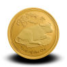 1,5710 g, Australian Lunar Gold Coin - Year of Ox 2009
