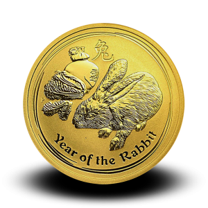 15,5940 g, Australian Lunar Gold Coin - Year of the Rabbit 2011