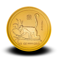 15,5940 g, Zlati Lunin koledar - opica 2004