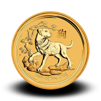 7,8070 g, Zlati lunin koledar - pes 2018