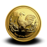 7,8070 g, Australian Lunar Gold Coin - Year of Rooster 2017