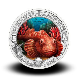 16 g Vražja škarpena - 3 € zbirateljski kovanec (2025), serija Čarobni podvodni svet