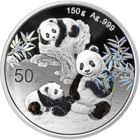 150 g Srebrni Kitajski panda 2016