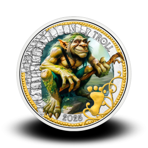 16 g (Cu/Ni) - 3 € Mythical Creatures Series - Troll 2025