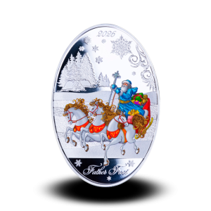 31,1 g, Father Frost Silver coin 2026