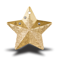 31,103 g, Winter Forest Silver Coin - GILDED