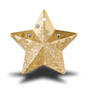 31,103 g, Winter Forest Silver Coin - GILDED