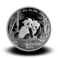 30 g, Srebrni Kineski panda 2019